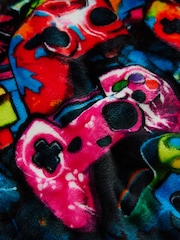 Multi Gamer Fleece Hooded Blanket (3-16yrs) - Image 4 of 4