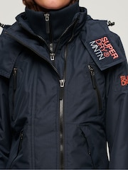 Superdry Blue Hooded Mountain Windbreaker Jacket - Image 4 of 6