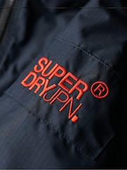 Superdry Blue Hooded Mountain Windbreaker Jacket - Image 5 of 6