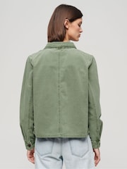 Superdry Green Four Pocket Chore Jacket - Image 2 of 6