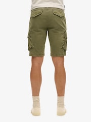 Superdry Green Core Cargo Relaxed Fit Shorts - Image 3 of 6