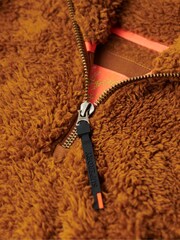 Superdry Brown Super Soft Zip Henley Fleece - Image 6 of 6
