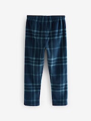 Blue/Black Check Fleece Pyjama Bottoms 2 Pack (3-16yrs) - Image 7 of 9