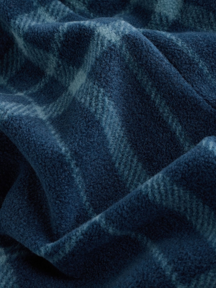 Blue/Black Check Fleece Pyjama Bottoms 2 Pack (3-16yrs) - Image 9 of 9