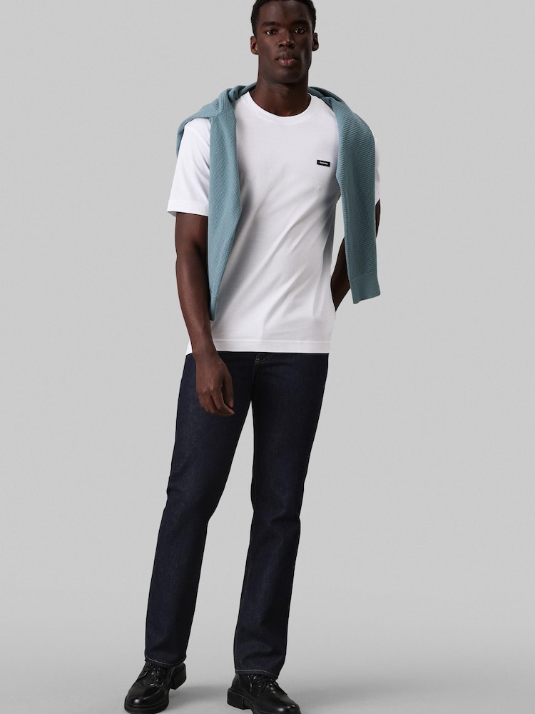 Calvin Klein White 100% Cotton Comfort Fit T-Shirt - Image 2 of 6