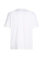 Calvin Klein White 100% Cotton Comfort Fit T-Shirt - Image 4 of 6
