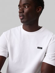 Calvin Klein White 100% Cotton Comfort Fit T-Shirt - Image 5 of 6