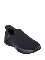 Skechers Black Mens Go Walk Slip In Trainers - Image 2 of 6
