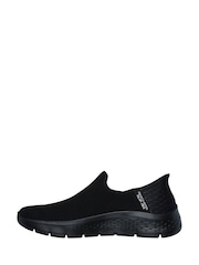Skechers Black Mens Go Walk Slip In Trainers - Image 4 of 6