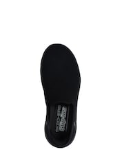 Skechers Black Mens Go Walk Slip In Trainers - Image 5 of 6