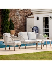 Gallery Home Natural Barker Garden Lounge Set - Image 2 of 6