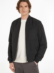 Calvin Klein Black Lightweight Bomber Jacket - Image 1 of 5