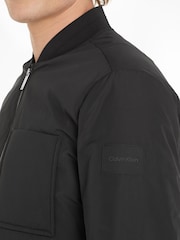 Calvin Klein Black Lightweight Bomber Jacket - Image 3 of 5