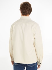 Calvin Klein Cream 100% Cotton Denim Overshirt - Image 2 of 6