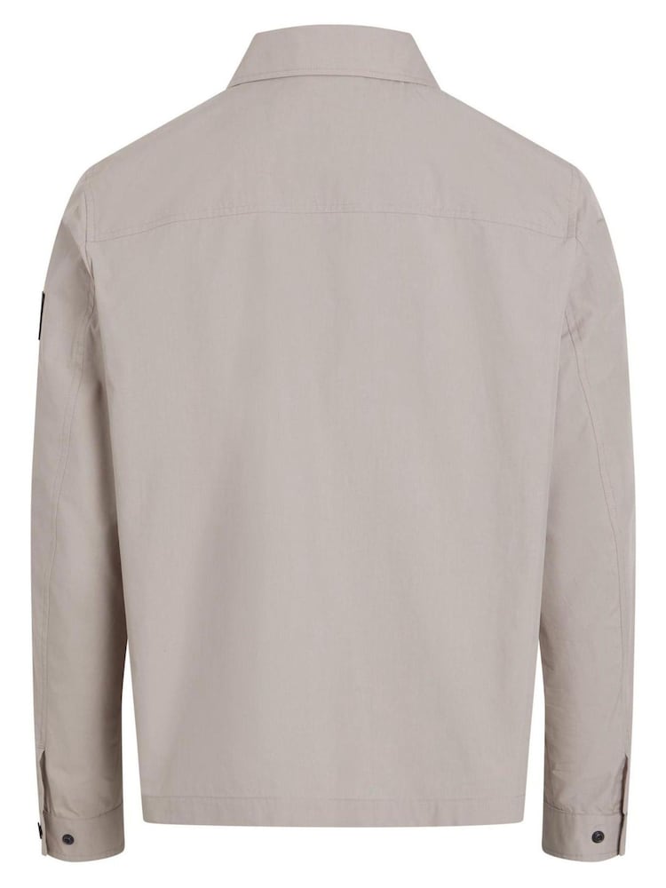 Calvin Klein Brown Light Shirt Jacket - Image 2 of 2