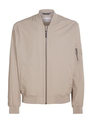 Calvin Klein Brown Nylon Bomber Jacket - Image 3 of 6