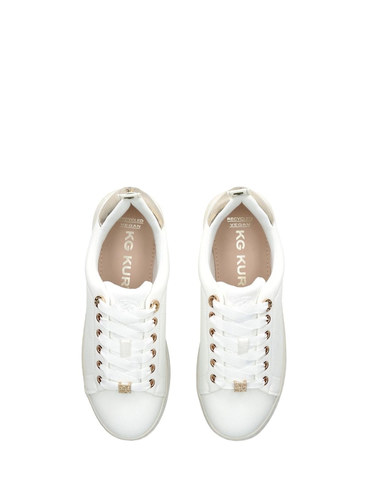Kg Kurt Geiger Vegan Liza Quilt Trainers - Image 5 of 5
