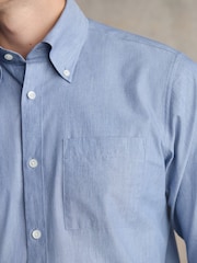Barbour® Blue Regular Fit 100% Cotton Shirt - Image 5 of 9