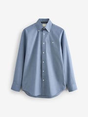 Barbour® Blue Regular Fit 100% Cotton Shirt - Image 7 of 9