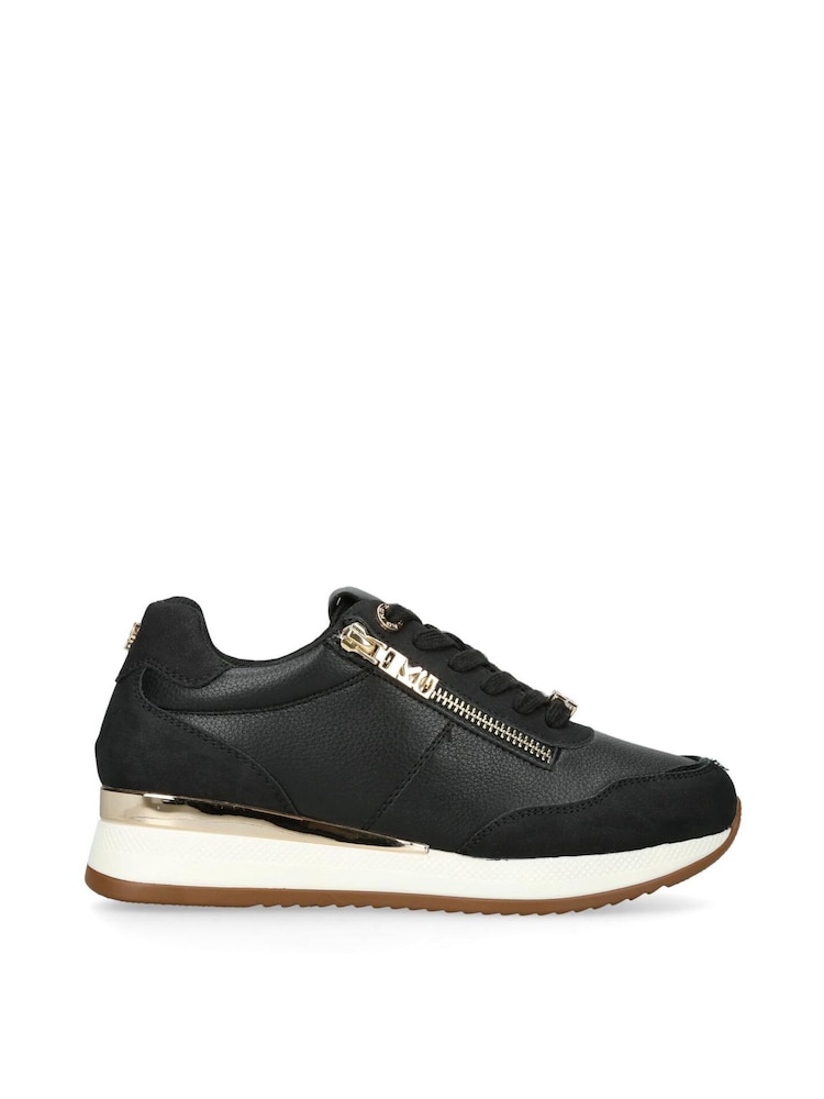 KG Kurt Geiger Lina Black Trainers - Image 1 of 4