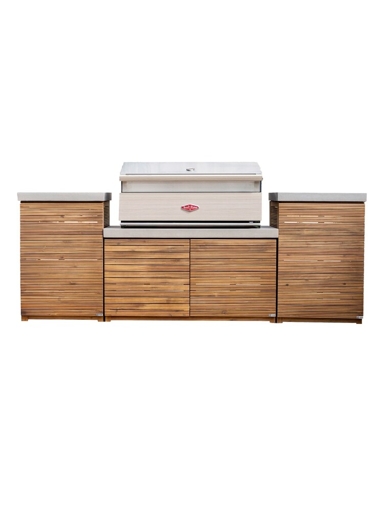 Maze Natural Bali Outdoor Kitchen with Beef Eater 5 Burner BBQ - Image 5 of 5