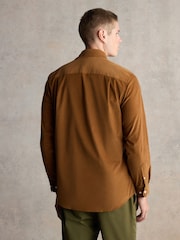 Barbour® Neutral Brown 100% Cotton Cord Shirt - Image 3 of 9
