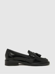 Schuh Lina Usnjeni mokasini s čopiči - Slika 1 iz 4