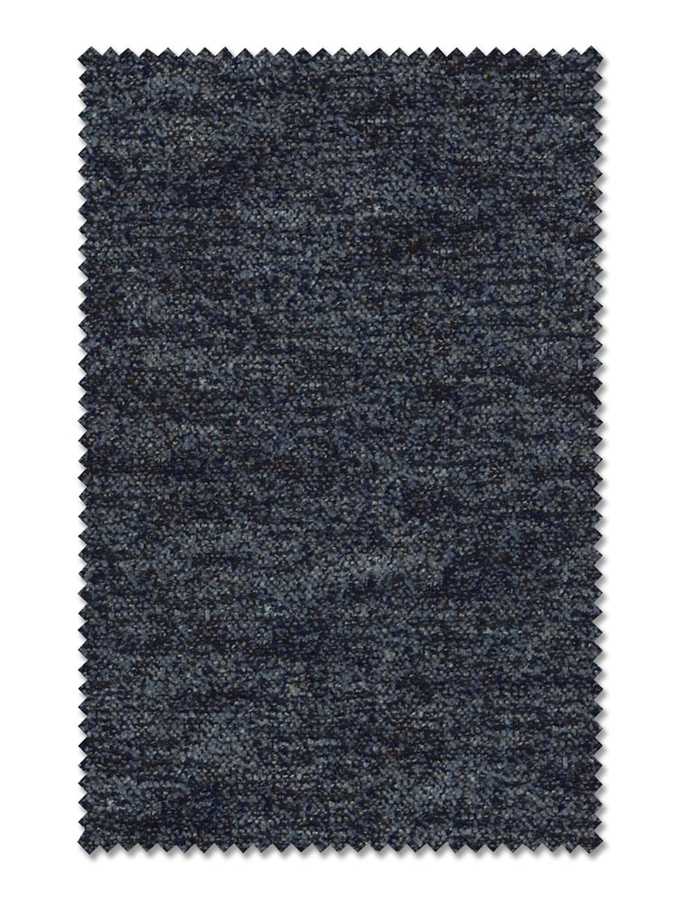 Navy Blue Boucle Textured Made to Measure Curtains - Image 9 of 9