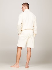 Tommy Hilfiger Cream Lounge Mesh Shorts - Image 2 of 6