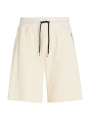 Tommy Hilfiger Cream Lounge Mesh Shorts - Image 4 of 6