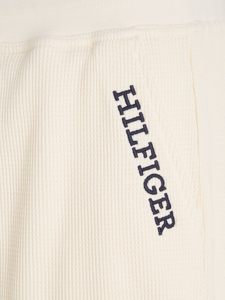 Tommy Hilfiger Cream Lounge Mesh Shorts - Image 6 of 6