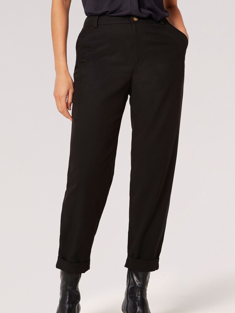 Apricot Black Soft Twill Chino Trousers - Image 2 of 4