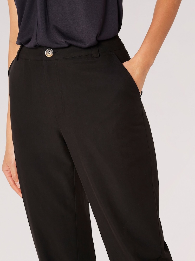 Apricot Black Soft Twill Chino Trousers - Image 4 of 4