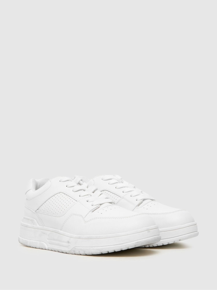 Bela - Schuh Monroe na vezalke; z vezalkami Trenerji - Slika 2 iz 4