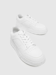 Bela - Schuh Monroe na vezalke; z vezalkami Trenerji - Slika 3 iz 4