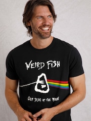 Weird Fish Black Carp Side Artist 100% Cotton T-Shirt - Image 3 of 6