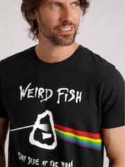 Weird Fish Black Carp Side Artist 100% Cotton T-Shirt - Image 4 of 6