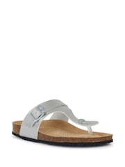 Geox Silver D Brionia Sandals - Image 1 of 4