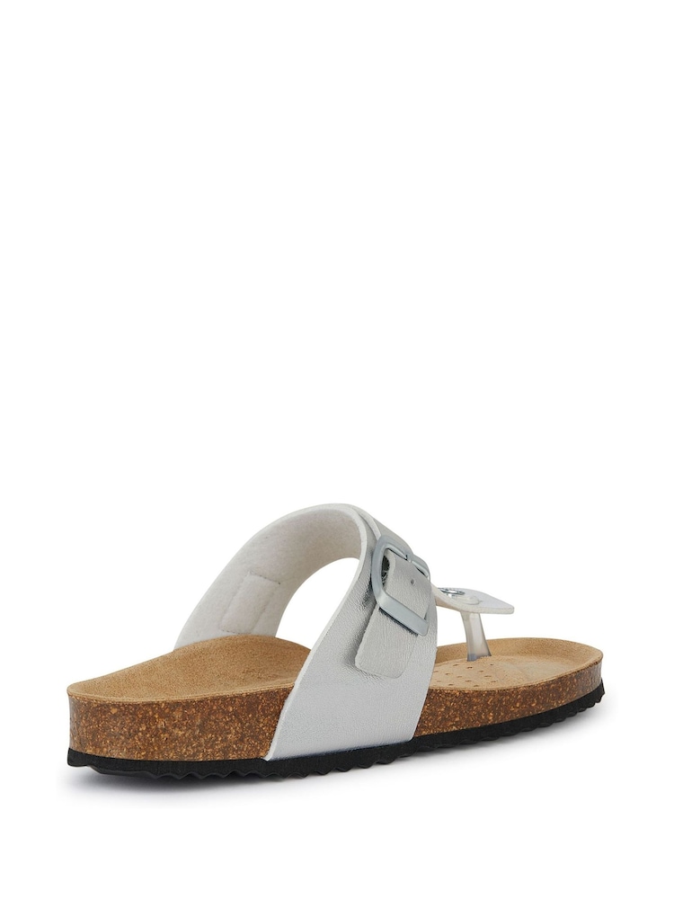 Geox Silver D Brionia Sandals - Image 2 of 4
