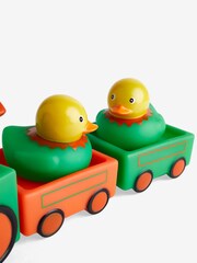 Set of 5 Green Train Christmas Bath Buddies - Image 5 of 5