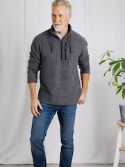 Weird Fish Ascken Eco Zig Zag Fleece - Image 3 of 8
