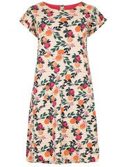 Weird Fish Tallahassee Organic Printed Jersey Dress - Image 6 of 7