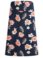 Weird Fish Blue Malmo Organic Printed Jersey Skirt - Image 5 of 6