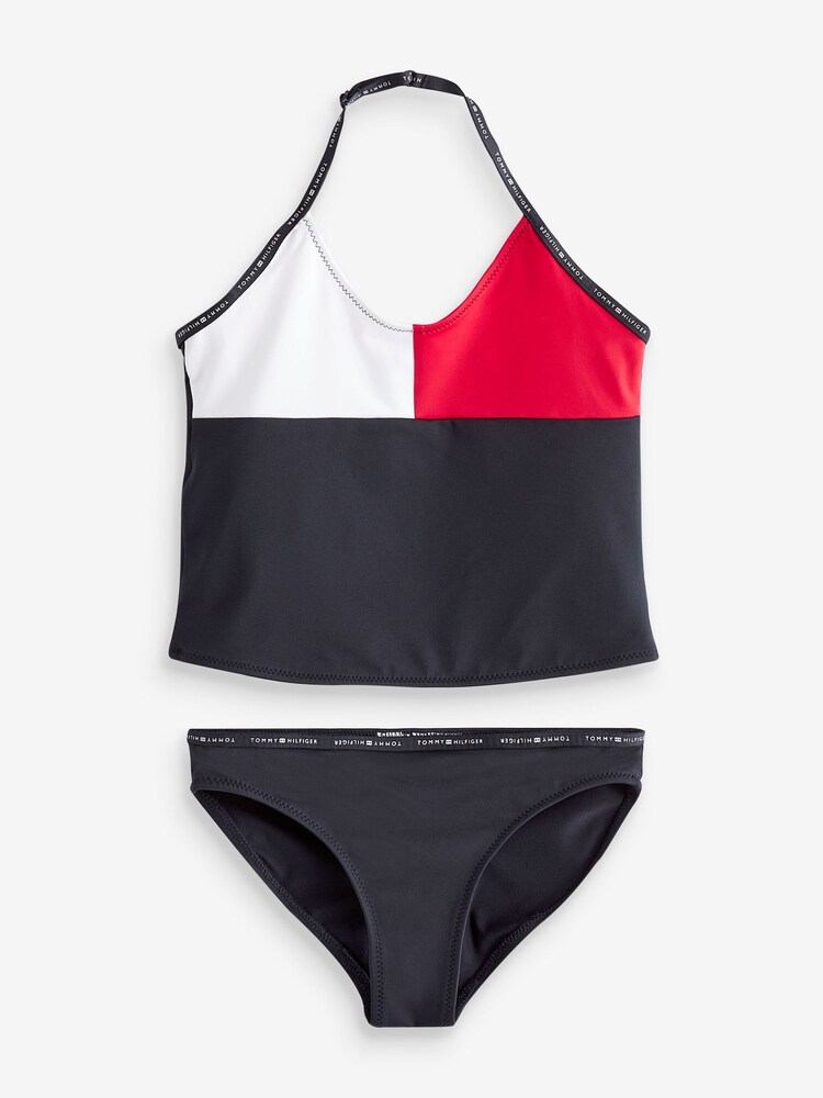 Tommy Hilfiger Blue Tankini Swim Set - Image 1 of 3
