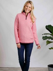 Weird Fish Green Beye Eco 1/4 Zip Grid Fleece - Image 5 of 14