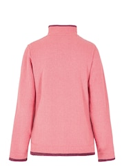 Weird Fish Green Beye Eco 1/4 Zip Grid Fleece - Image 13 of 14