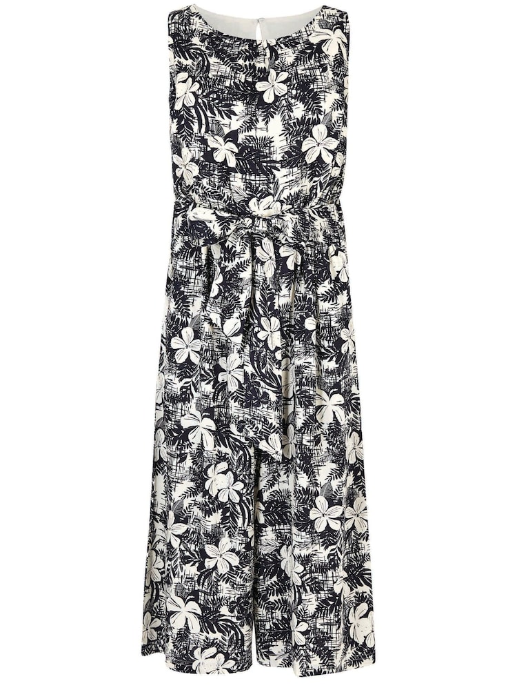 Weird Fish Nalani Eco Viscose Printed Jumpsuit - Image 8 of 8