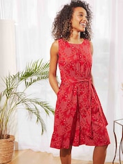 Weird Fish Nalani Eco Viscose Printed Jumpsuit - Image 7 of 14