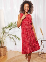 Weird Fish Nalani Eco Viscose Printed Jumpsuit - Image 9 of 14