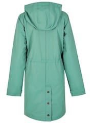 Weird Fish Green Delara Showerpoof Jacket - Image 6 of 6
